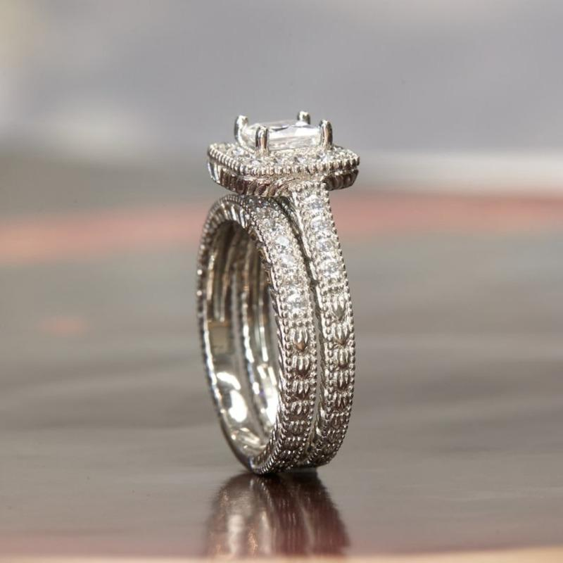 2pc Vintage Love Ring