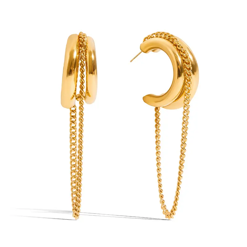 Tassel Hoop Earrings