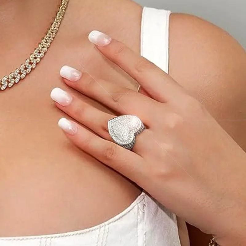 Chunky Heart Shape Ring