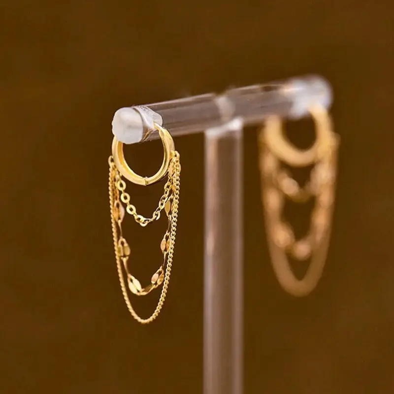 Delicate Layered Hoop Earrings