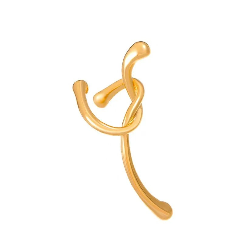 Dainty Knotted Ear Clip Earrings