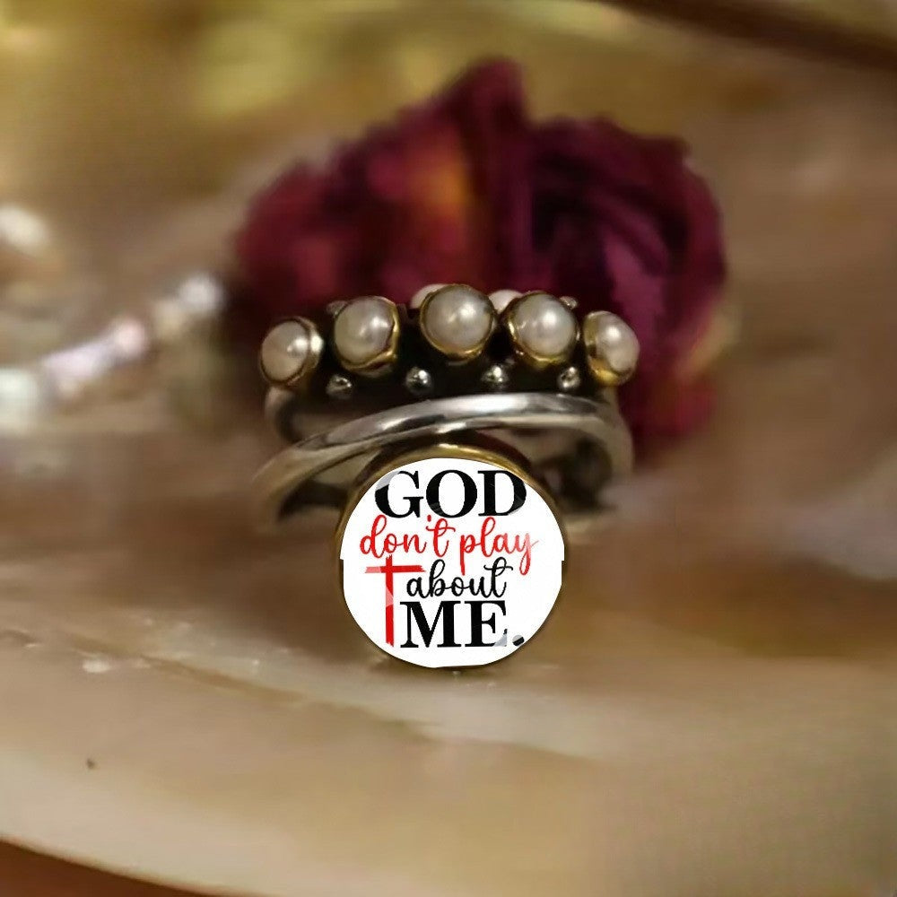 Faith Message Statement Ring