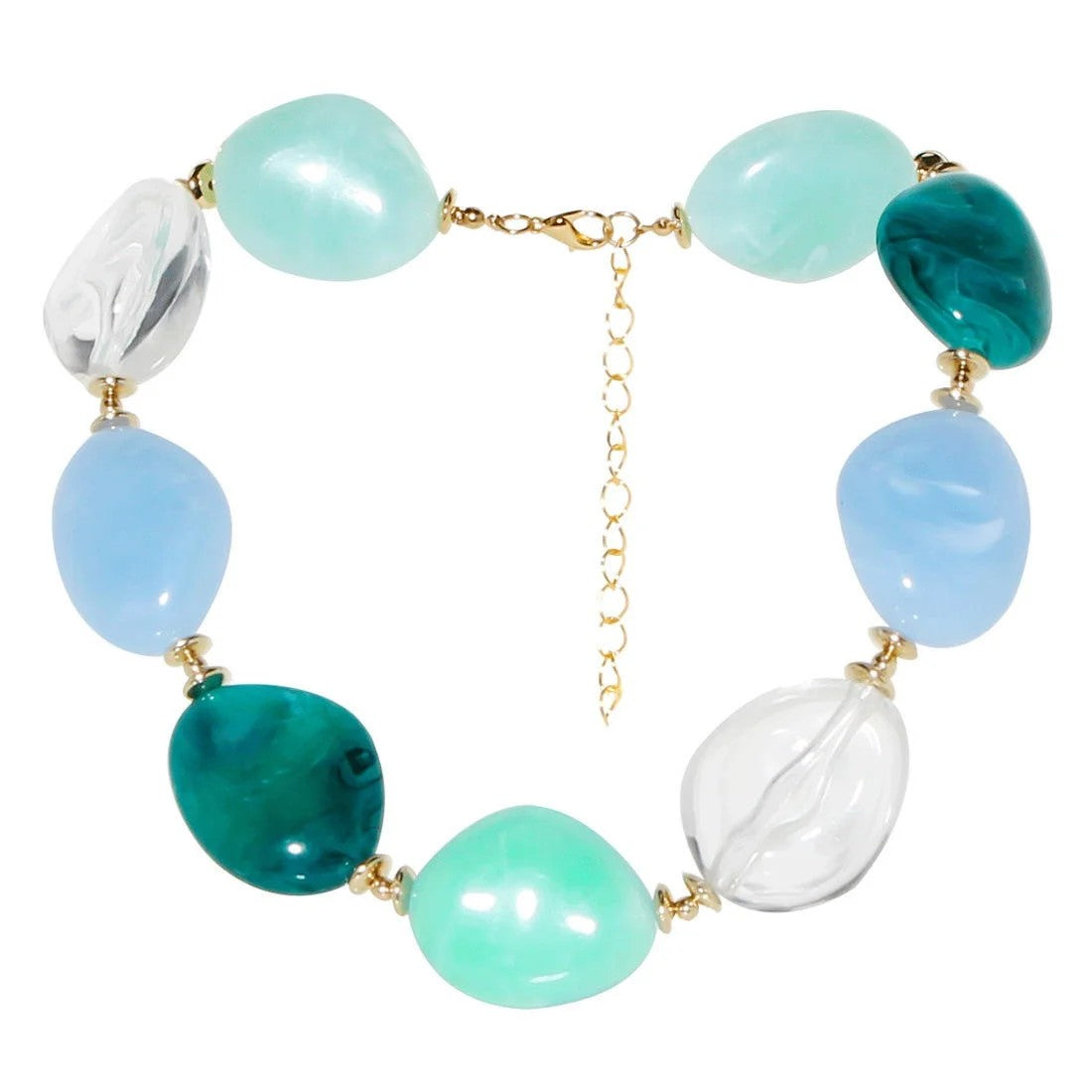 Turquoise Multi-Strand Bead Necklace