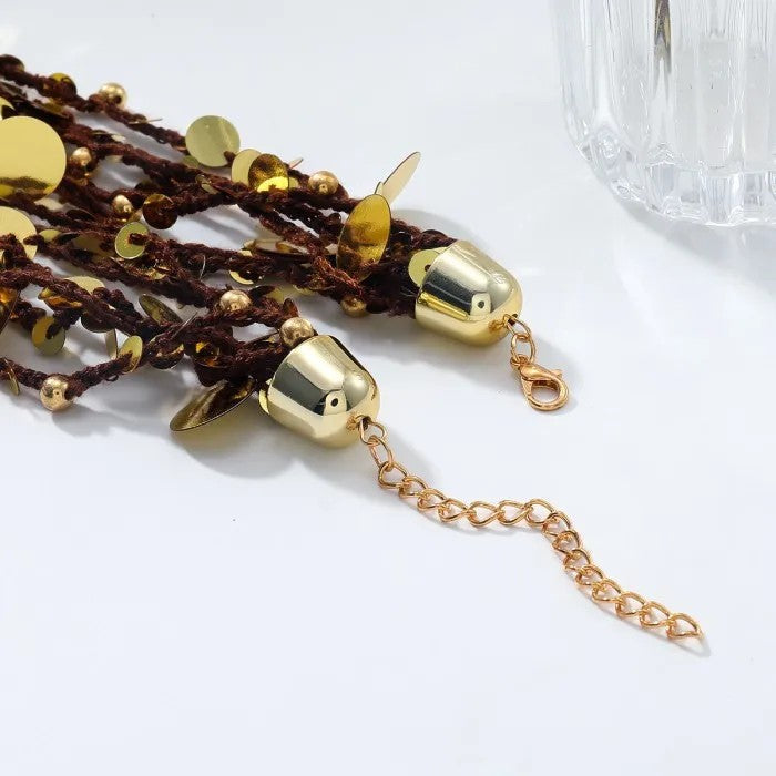 Layered Round Coin Necklace