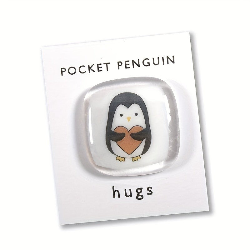 Penguin Heart Pocket Hug