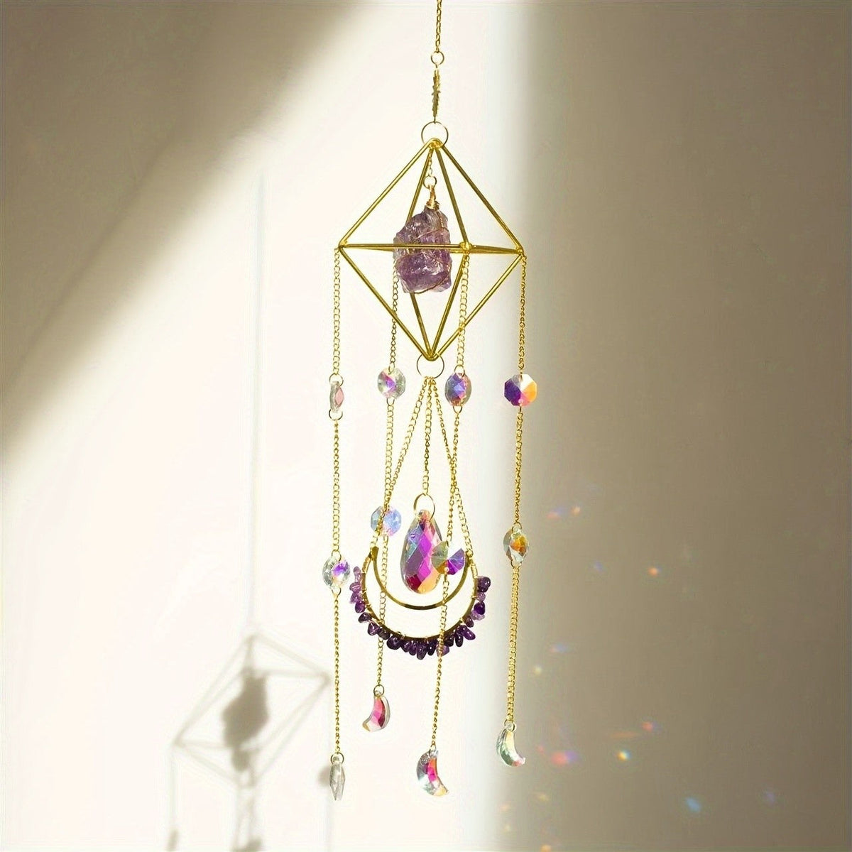 Geometric Crystal Sun Catcher