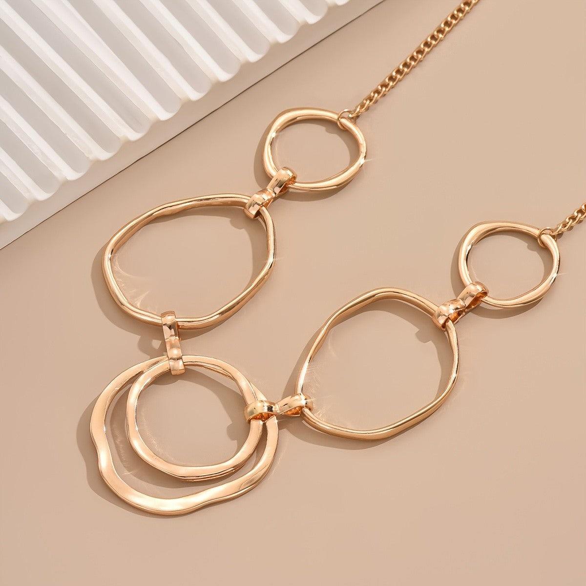 Geometric Link Statement Necklace