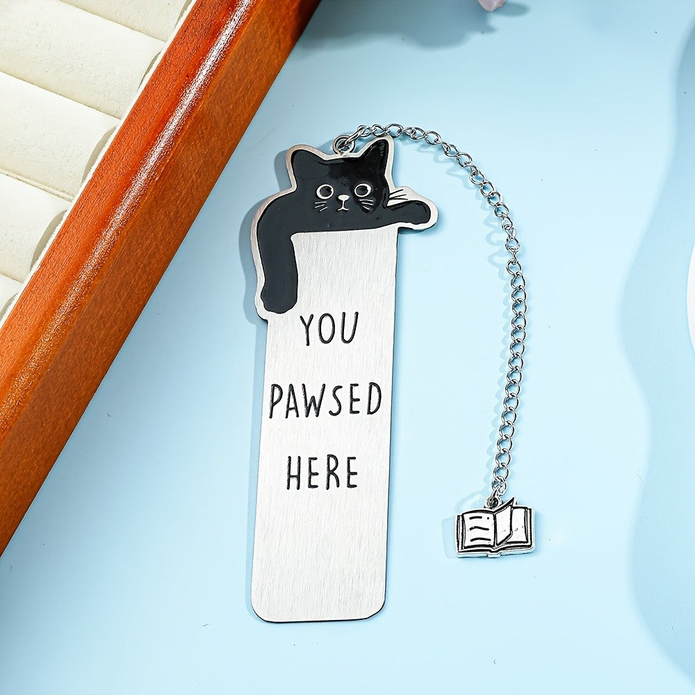 Black Cat Engraved Bookmark