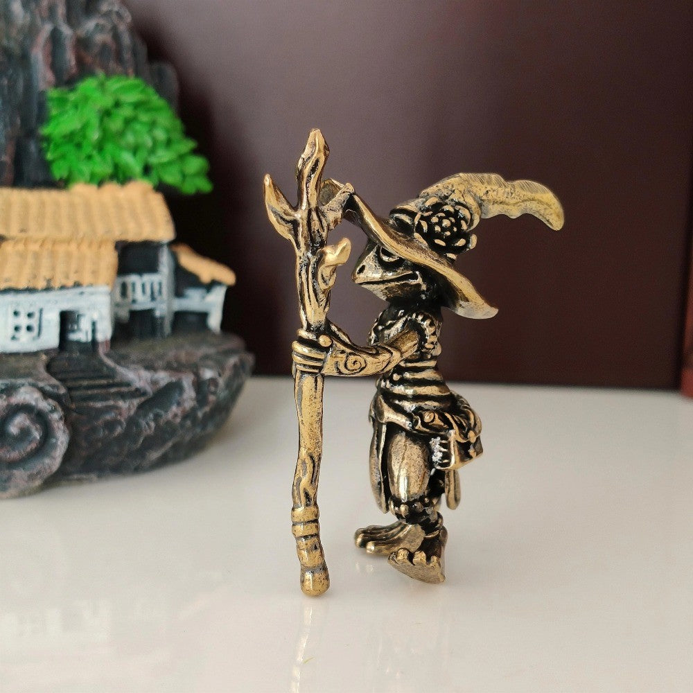 Whimsical Frog Figurine