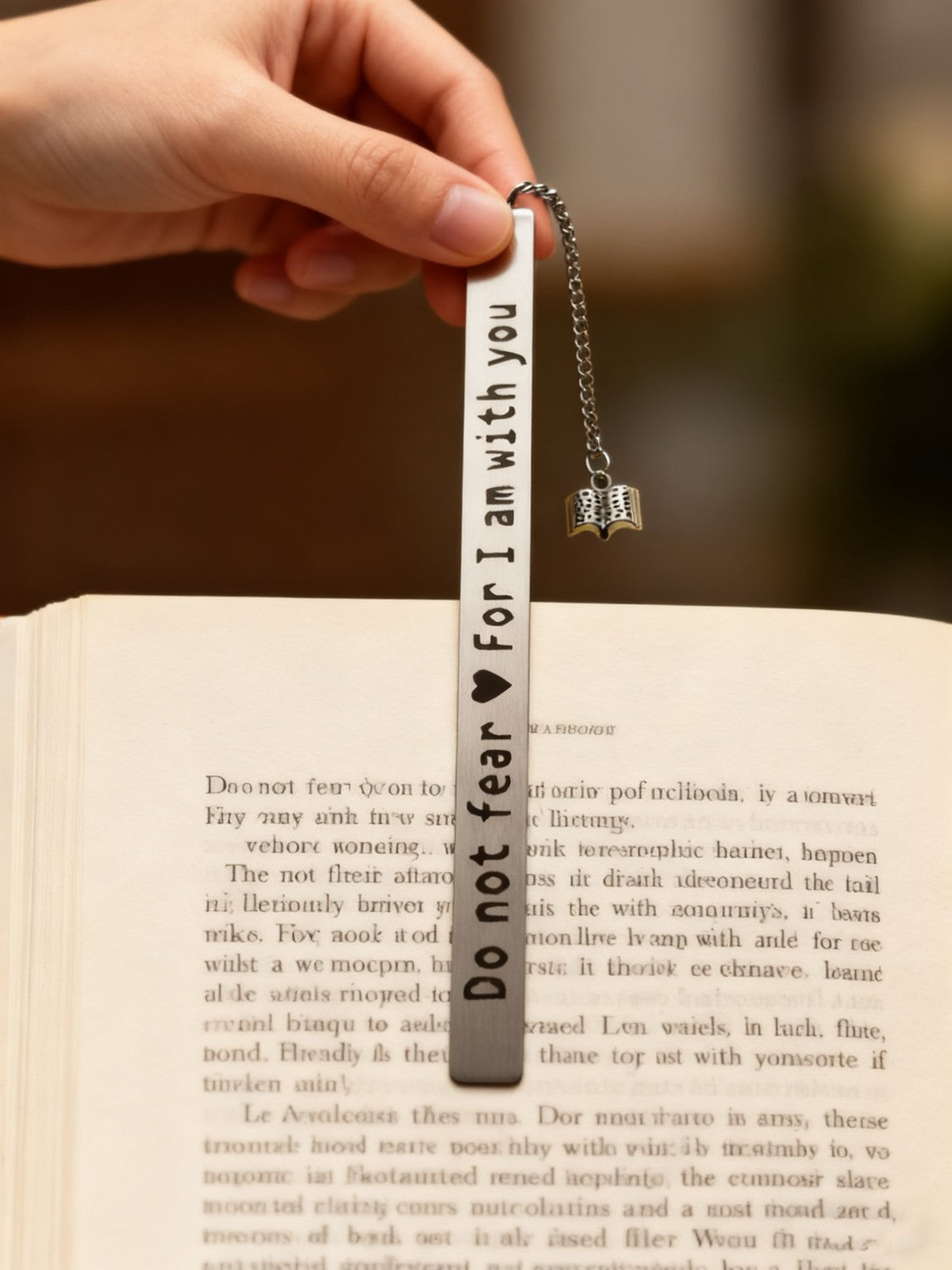 Inspirational Book Charm Bookmark