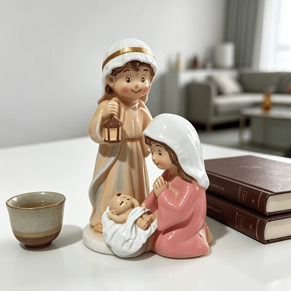 Praying Holy Family Figurine Set