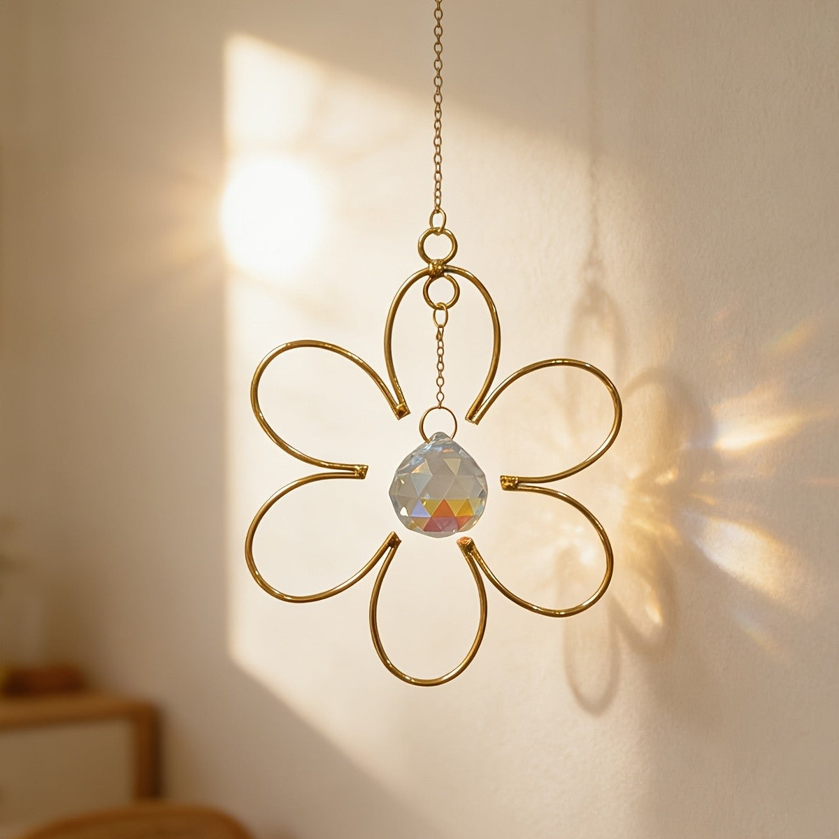 Open Petal Flower Suncatcher