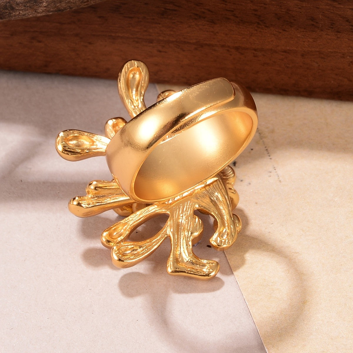 Colorful Firework Statement Ring