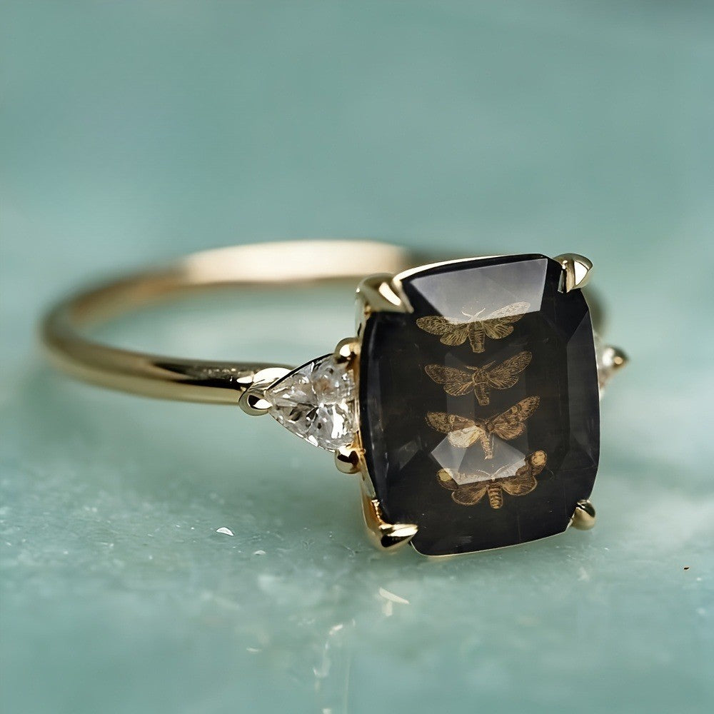 Moth Rectangular Ring