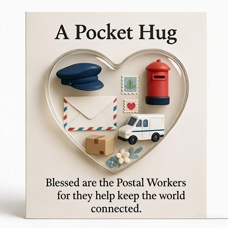 Postal Worker Heart Keepsake