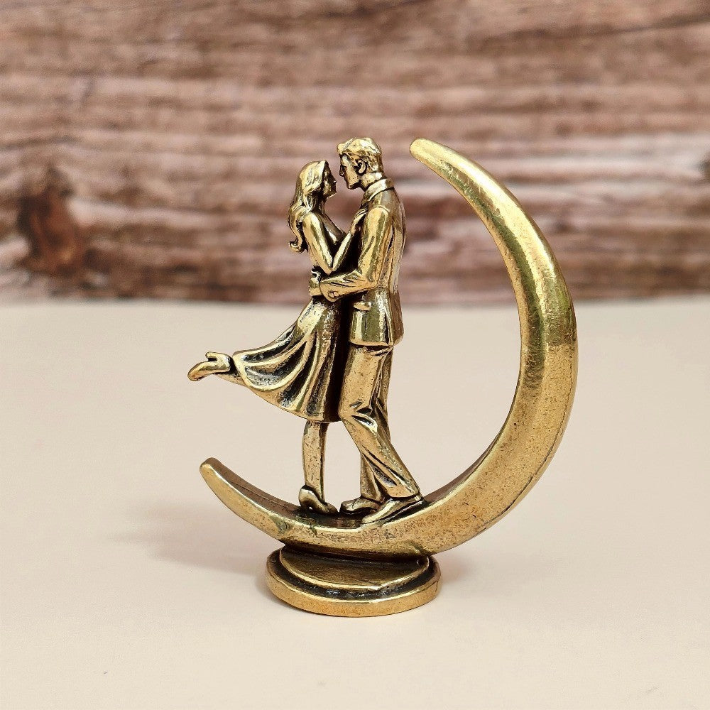 Crescent Moon Couple Figurine