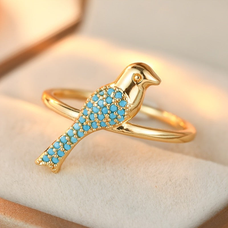 Turquoise Bird Ring