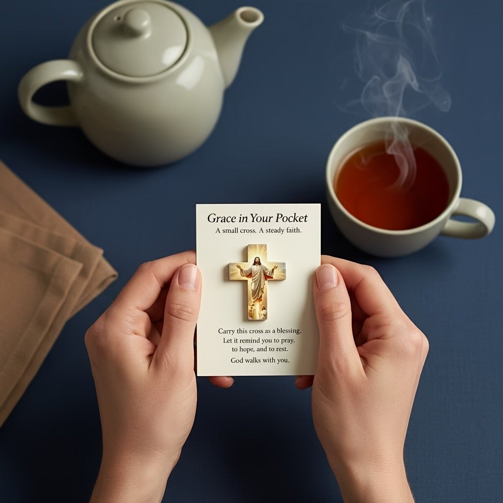 Faith Cross Greeting Card