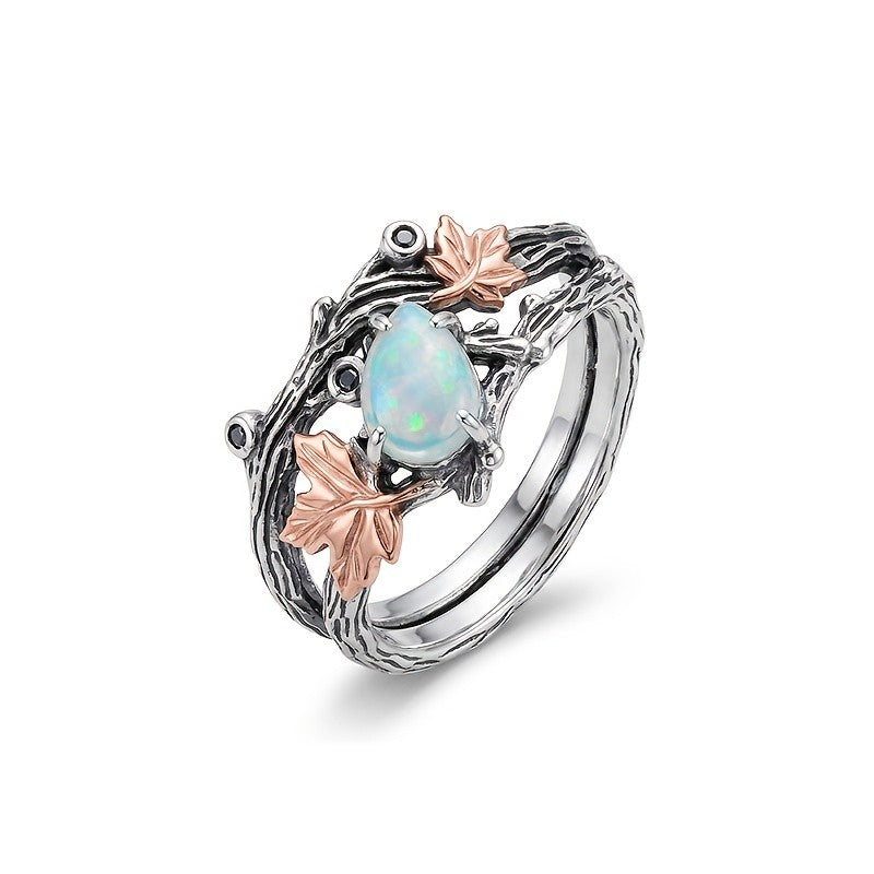 Maple Leaf Branch Ring
