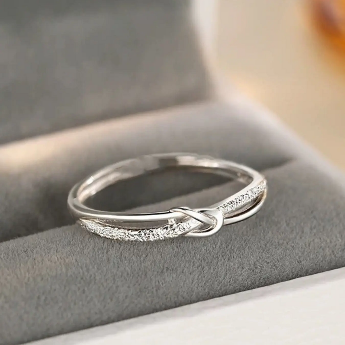 Infinity Love Knot Ring