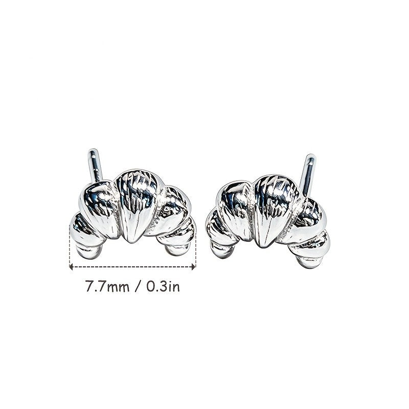 Croissant Stud Earrings
