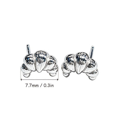 Croissant Stud Earrings
