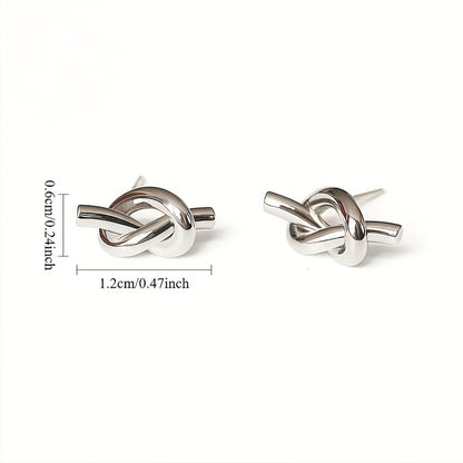 Classic Knot Stud Earrings