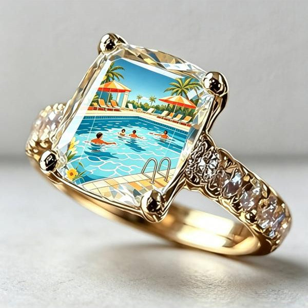 Custom Square Ring