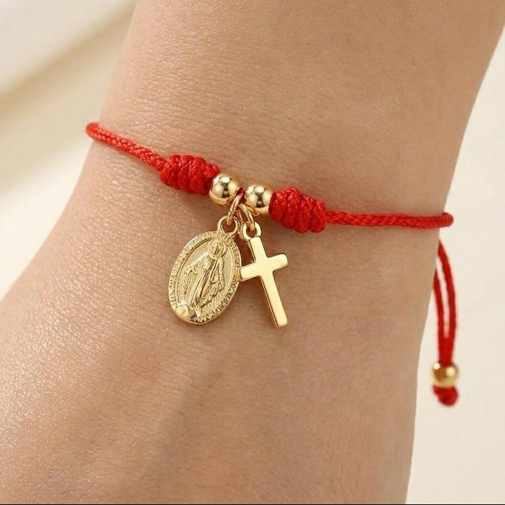 Cross Bead Bracelet