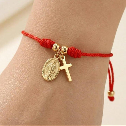 Cross Bead Bracelet