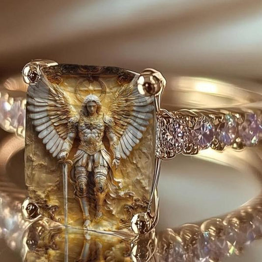 Guardian Angel Square Ring