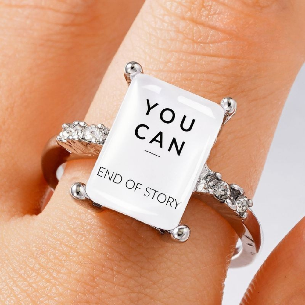 You Can End Of Story Square Ring