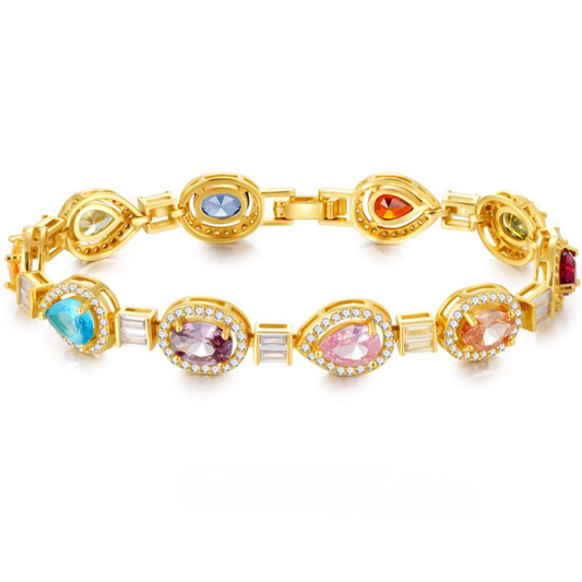 Colorful Gemstone Bracelet