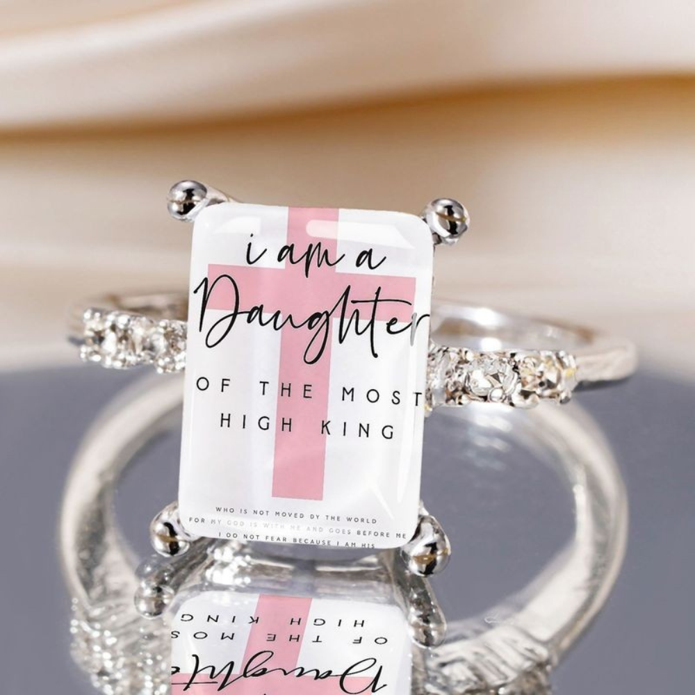 "I Am A Daughter" Square Ring
