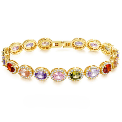 Colorful Gemstone Bracelet