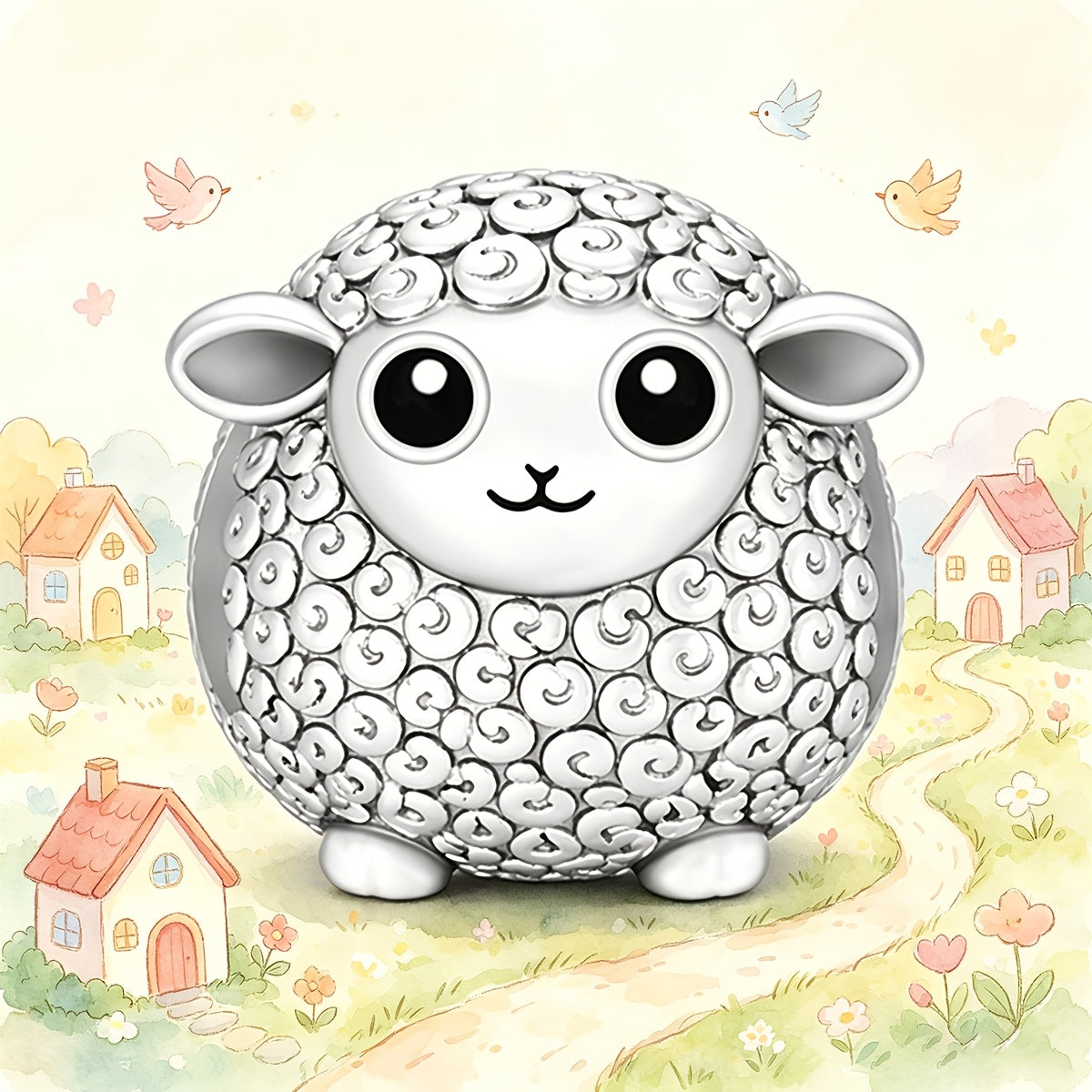 Cute Sheep Bracelet Charm