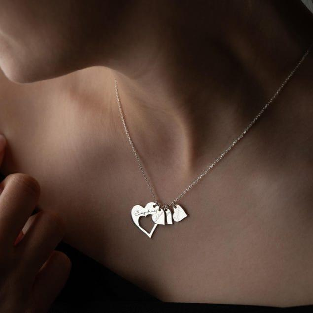 Personalized Heart Name Necklace