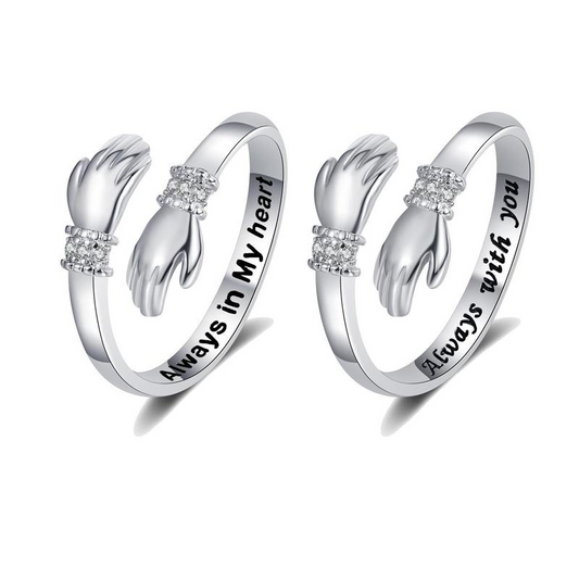 2pc Adjustable Hug Ring