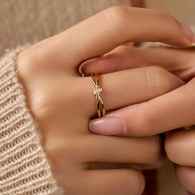 Twisted Knot Infinity Love Ring
