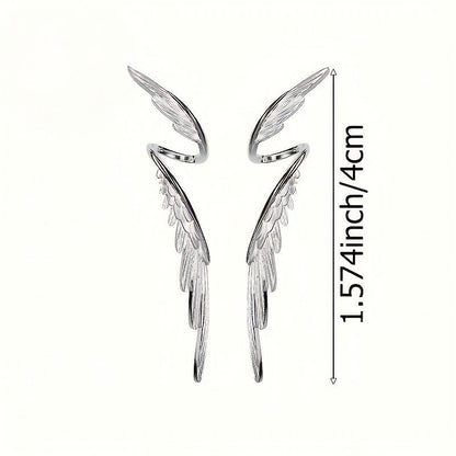 Angel Wing Drop Earrings