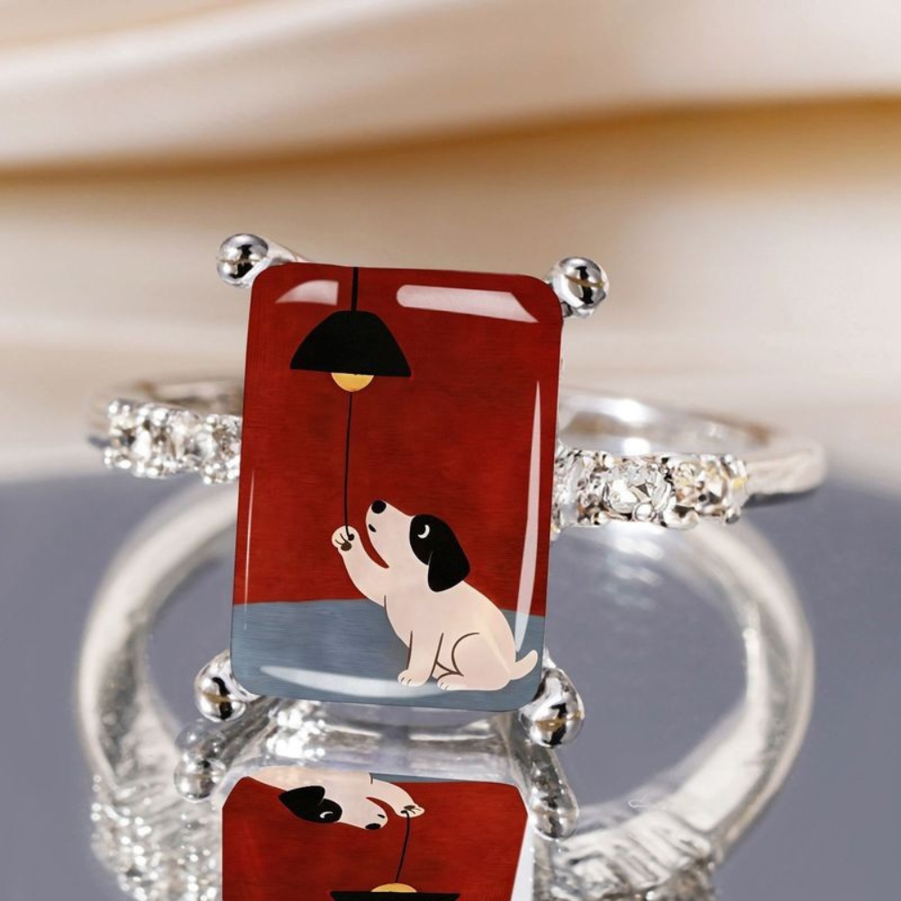 Puppy Lightbulb Ring