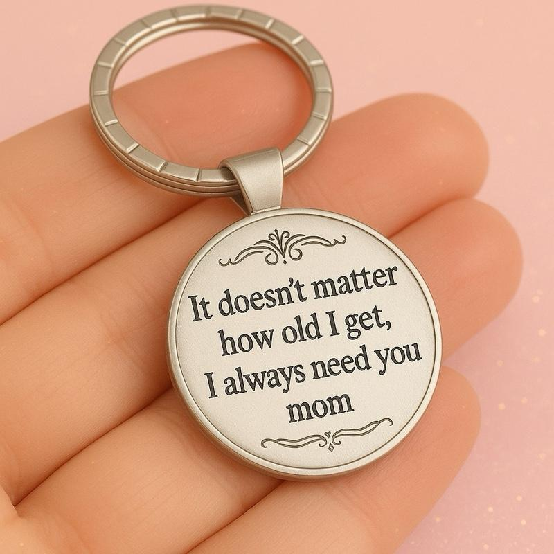 I Need You Mom Keychain