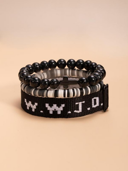 3pc WWJD Bracelet