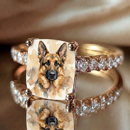 Dog Square Ring