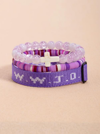 3pc WWJD Bracelet