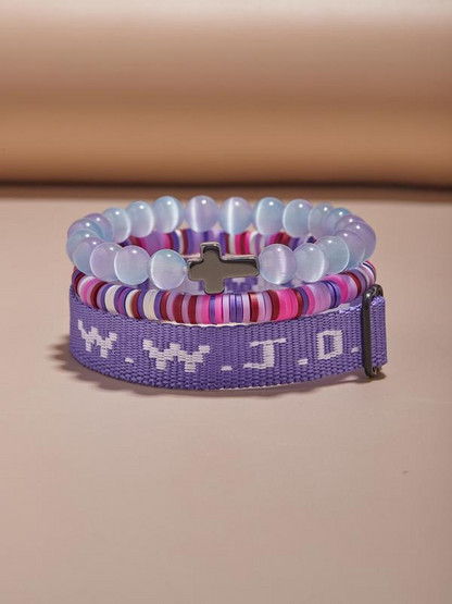 3pc WWJD Bracelet