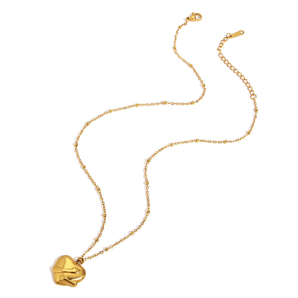 Embrace Heart Pendant Necklace