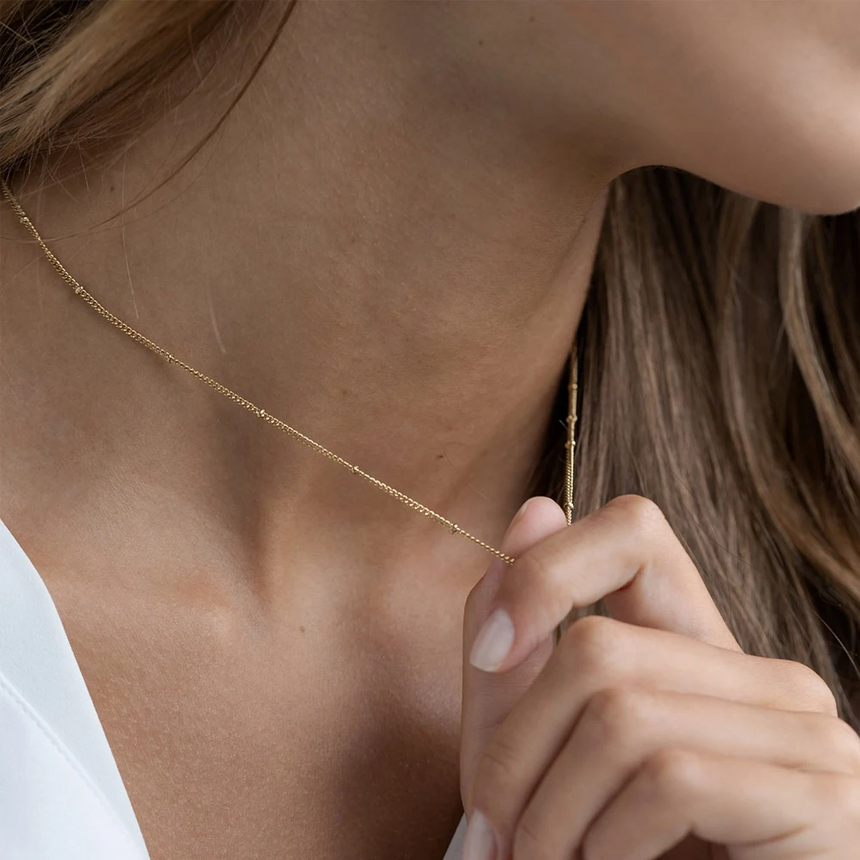 Dainty Bead Choker Necklace