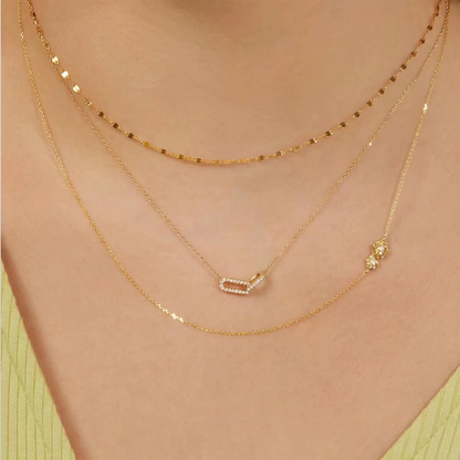 Interlocked Infinity Necklace