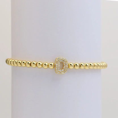 Letter Beaded Bracelet